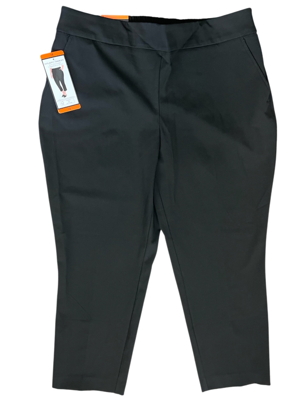 NWT Hilary Radley Pull On Ankle Pant Black Size 16